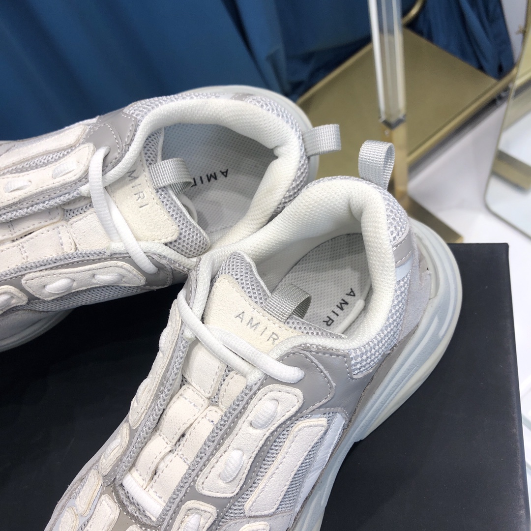 Amiri Bone Runner White & Silver - PerfectKickZ