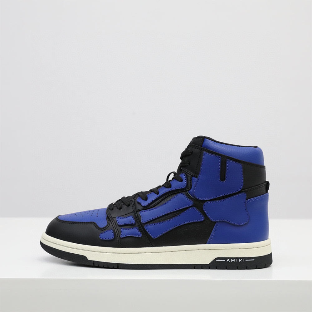 Amiri Skel-Top Hi Sneaker Black/Blue - PerfectKickZ