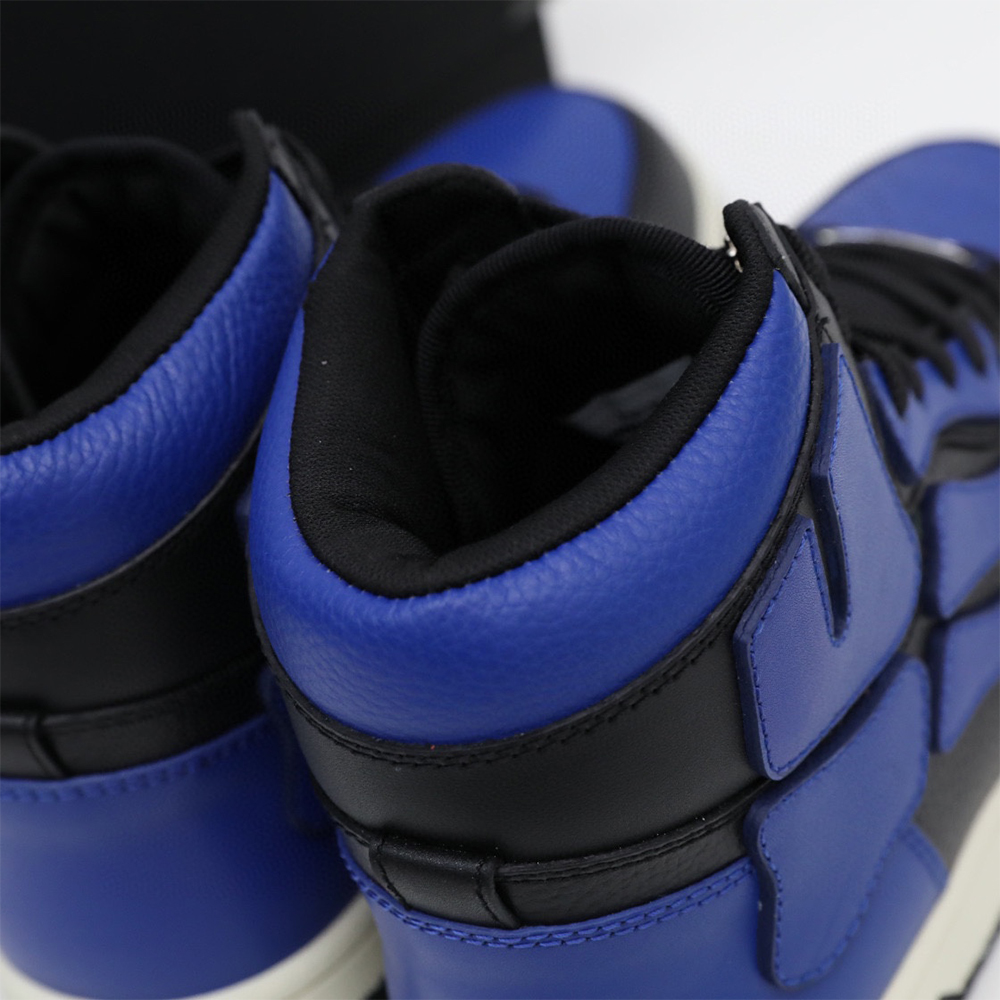 Amiri Skel-Top Hi Sneaker Black/Blue - PerfectKickZ