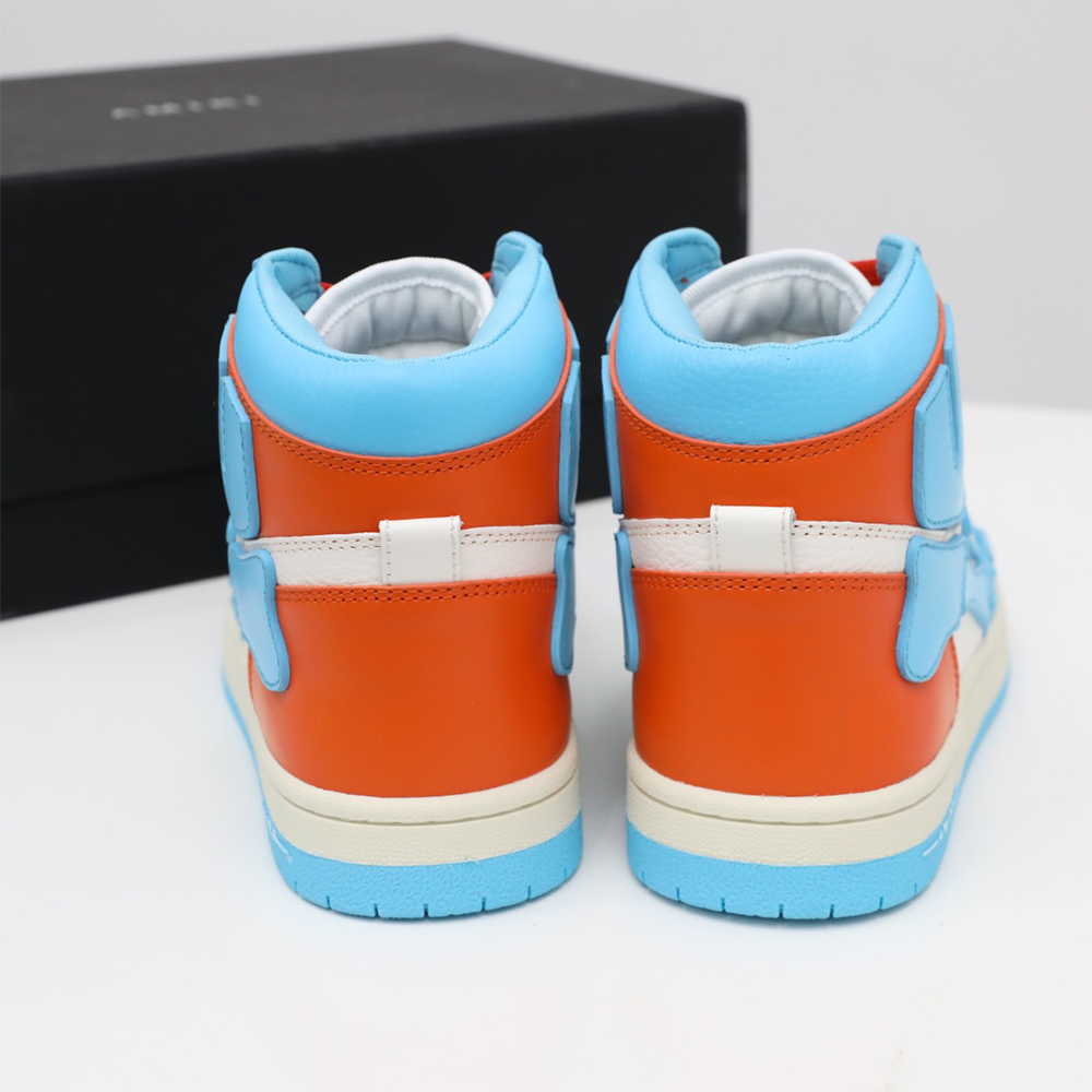 Amiri Skel-Top Hi Sneaker Blue/Orange - PerfectKickZ