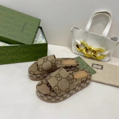 Gucci Women's Platform Slide Sandal - PerfectKickZ