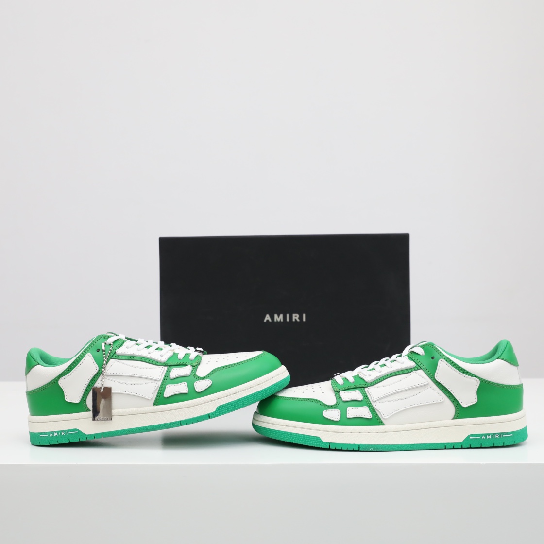 Amiri Skel-Top Low Sneaker Green/White - 