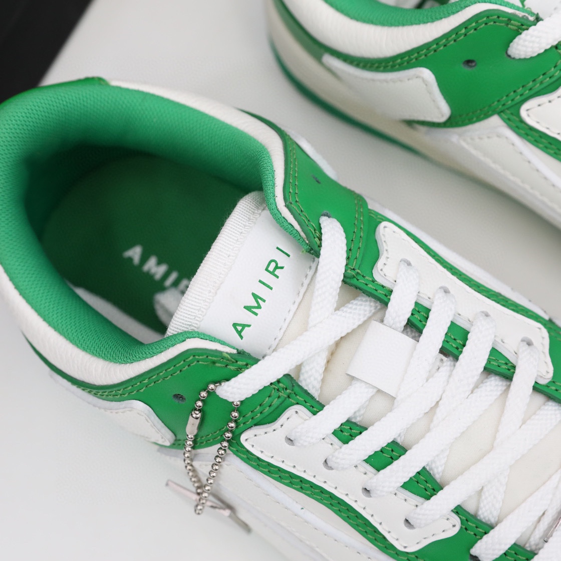 Amiri Skel-Top Low Sneaker Green/White - 
