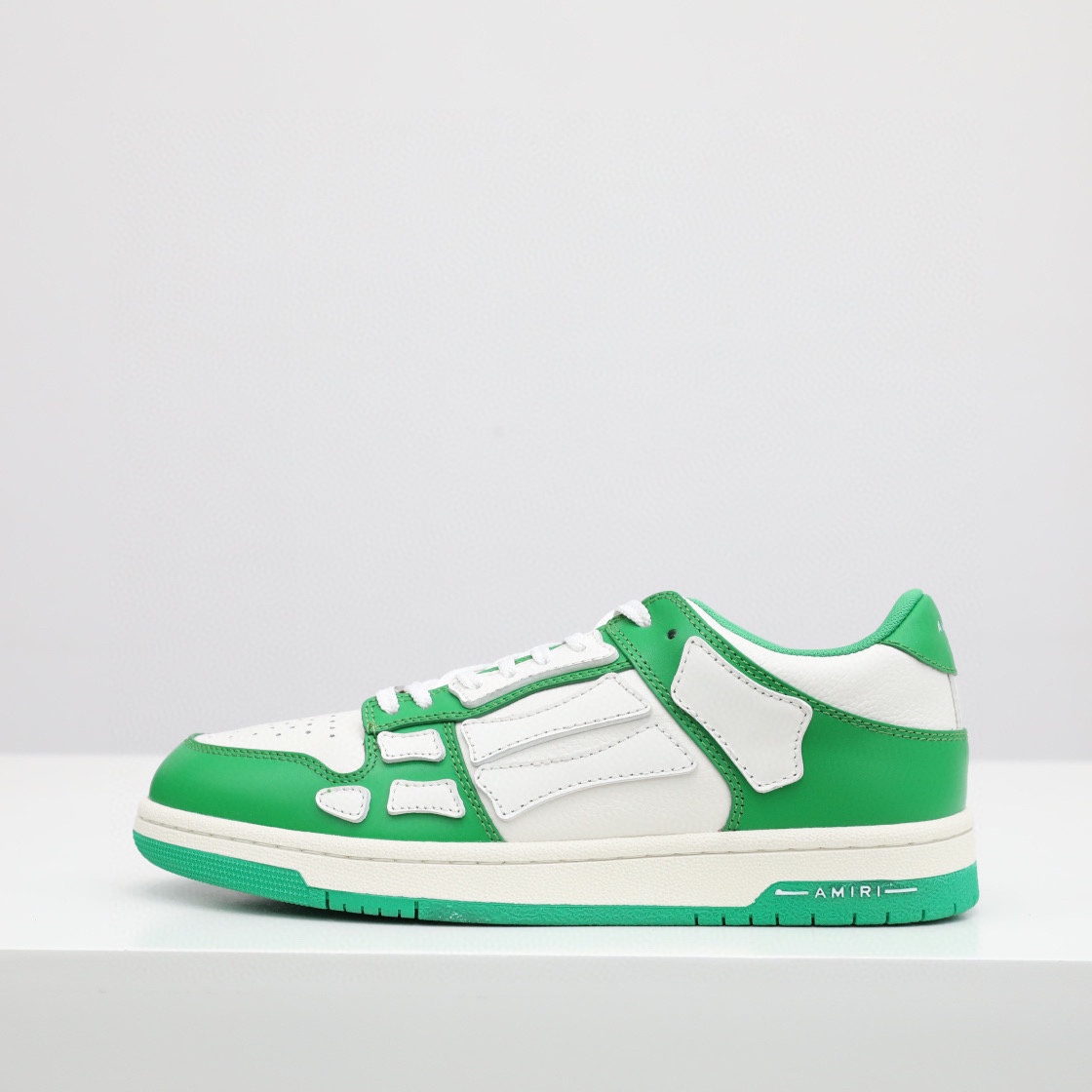 Amiri Skel-Top Low Sneaker Green/White - PerfectKickZ