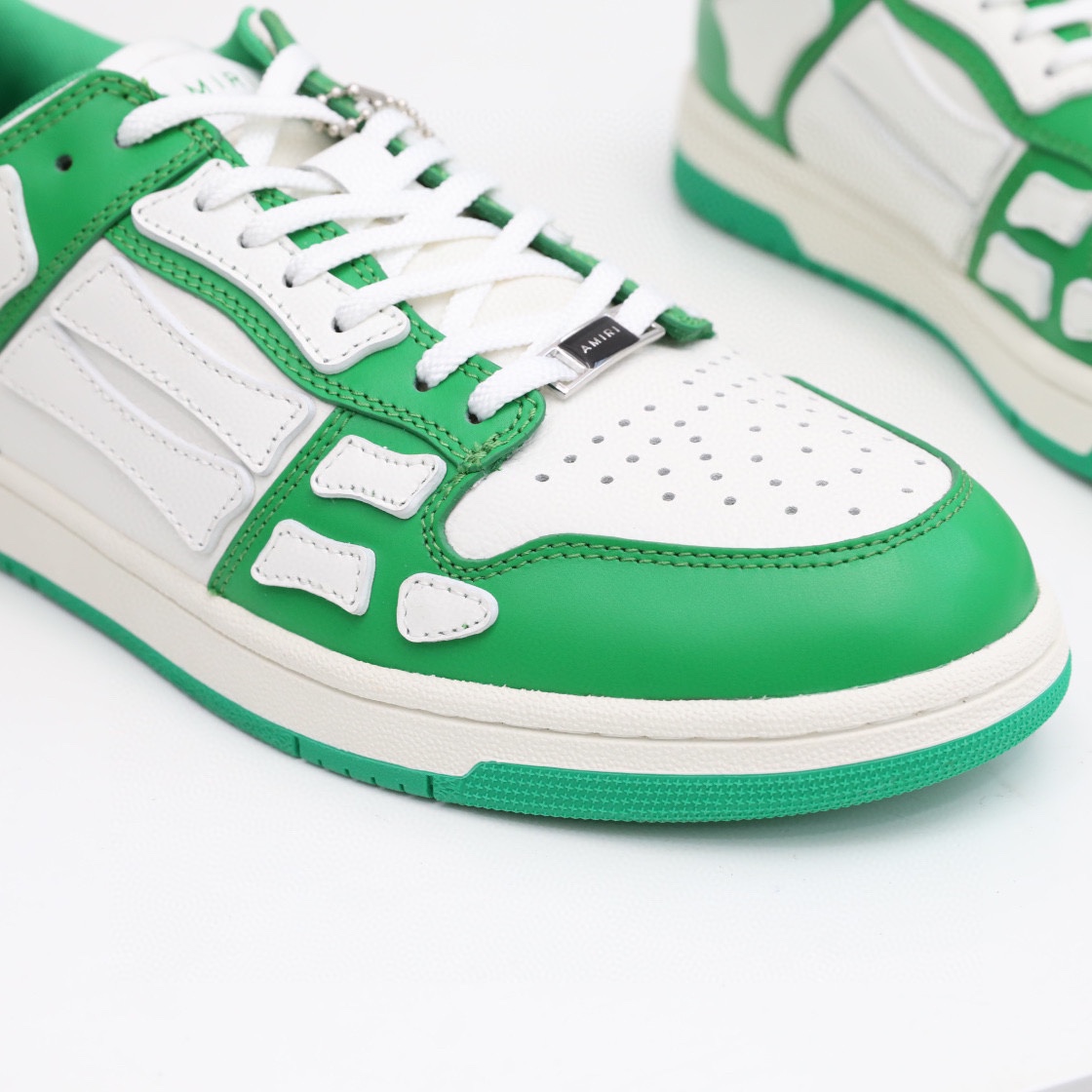 Amiri Skel-Top Low Sneaker Green/White - 