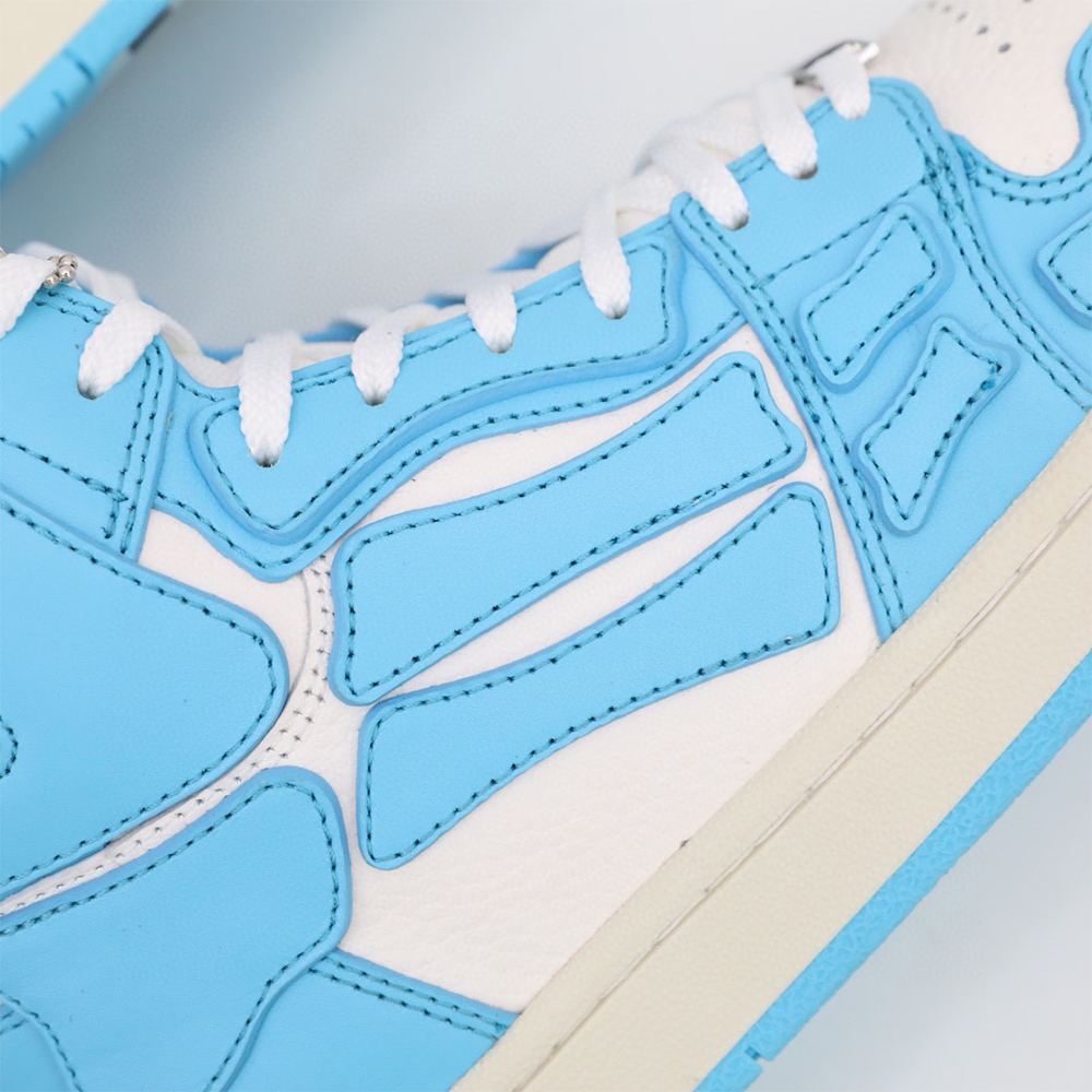 Amiri Skel-Top Hi Sneaker Blue/White - PerfectKickZ