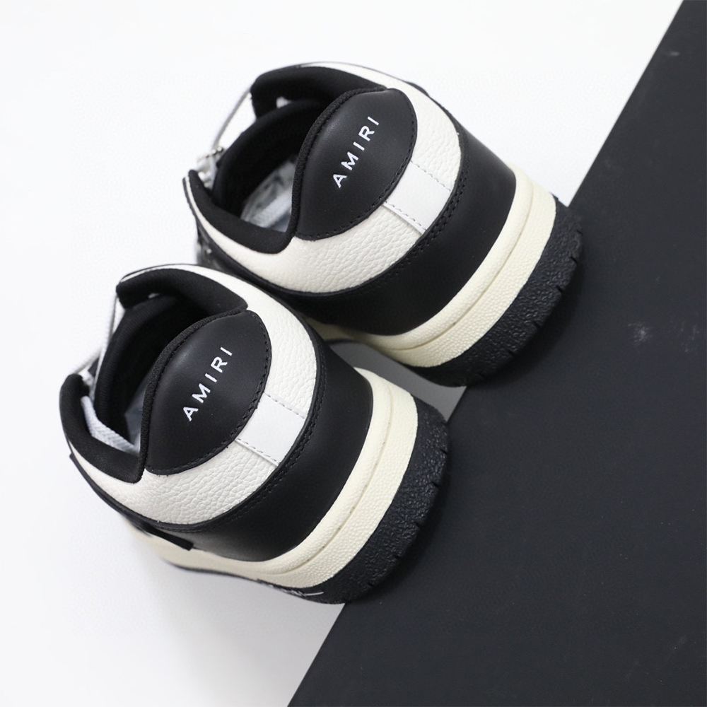 Amiri Skel-Top Low Sneaker Black/White - PerfectKickZ