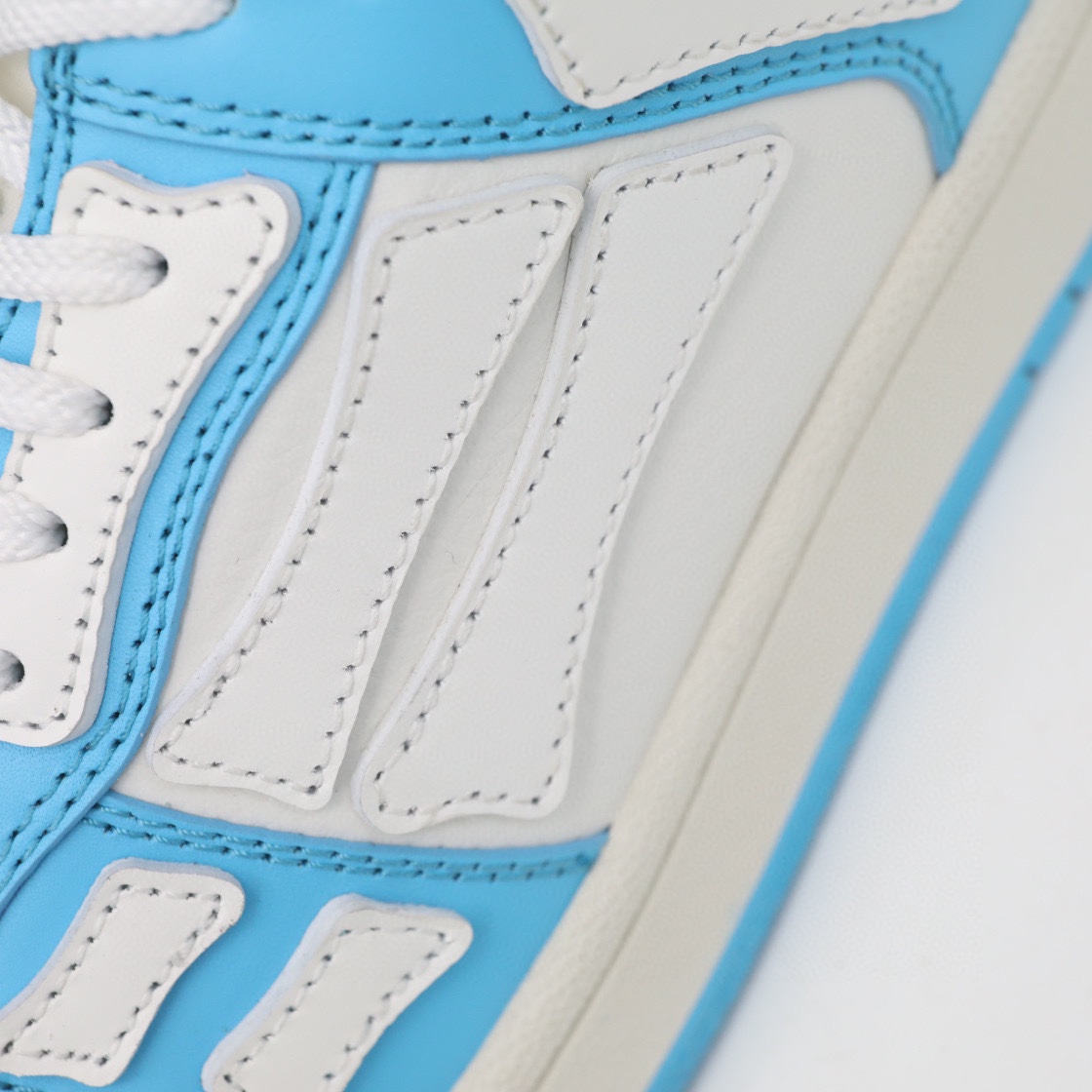 Amiri Skel-Top Low Sneaker Blue/White - PerfectKickZ
