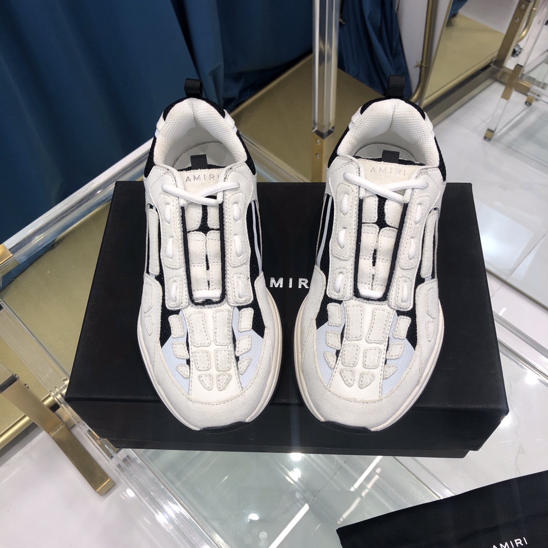Amiri Bone Runner White & Black - 