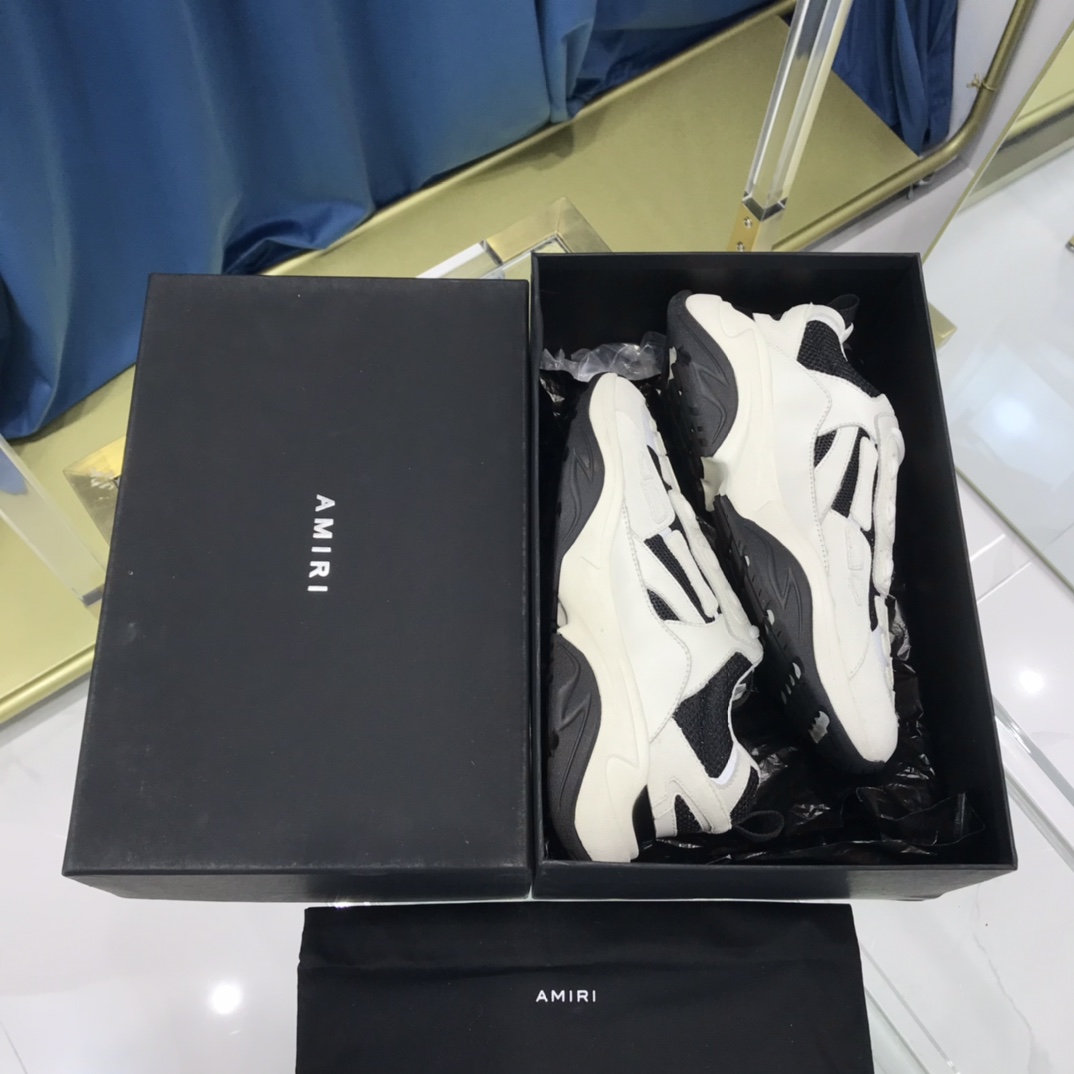 Amiri Bone Runner White & Black - 
