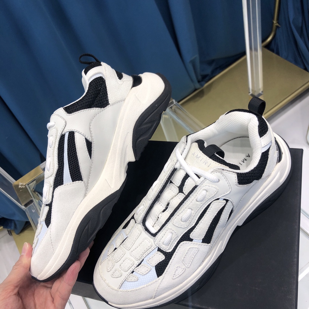 Amiri Bone Runner White & Black - 