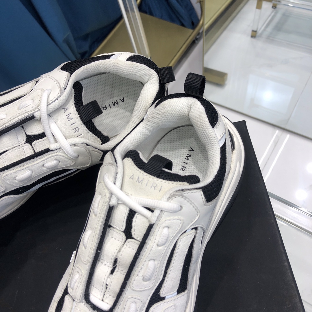 Amiri Bone Runner White & Black - PerfectKickZ