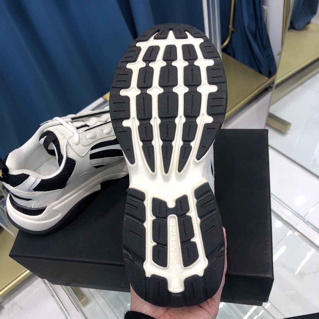 Amiri Bone Runner White & Black - PerfectKickZ