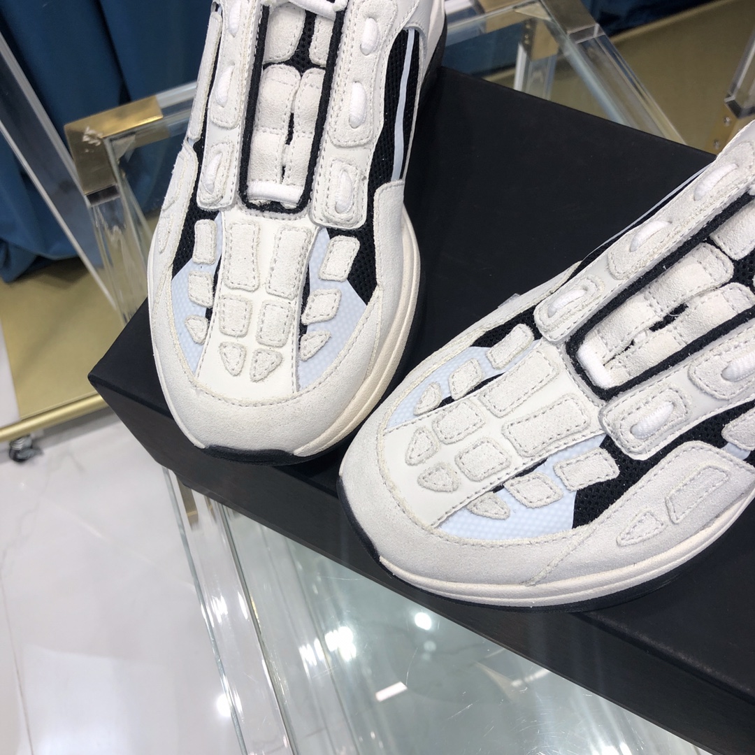 Amiri Bone Runner White & Black - PerfectKickZ
