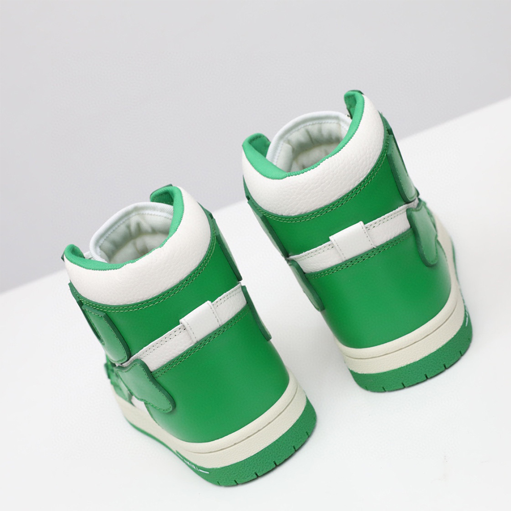 Amiri Skel-Top Hi Sneaker Green/White - PerfectKickZ