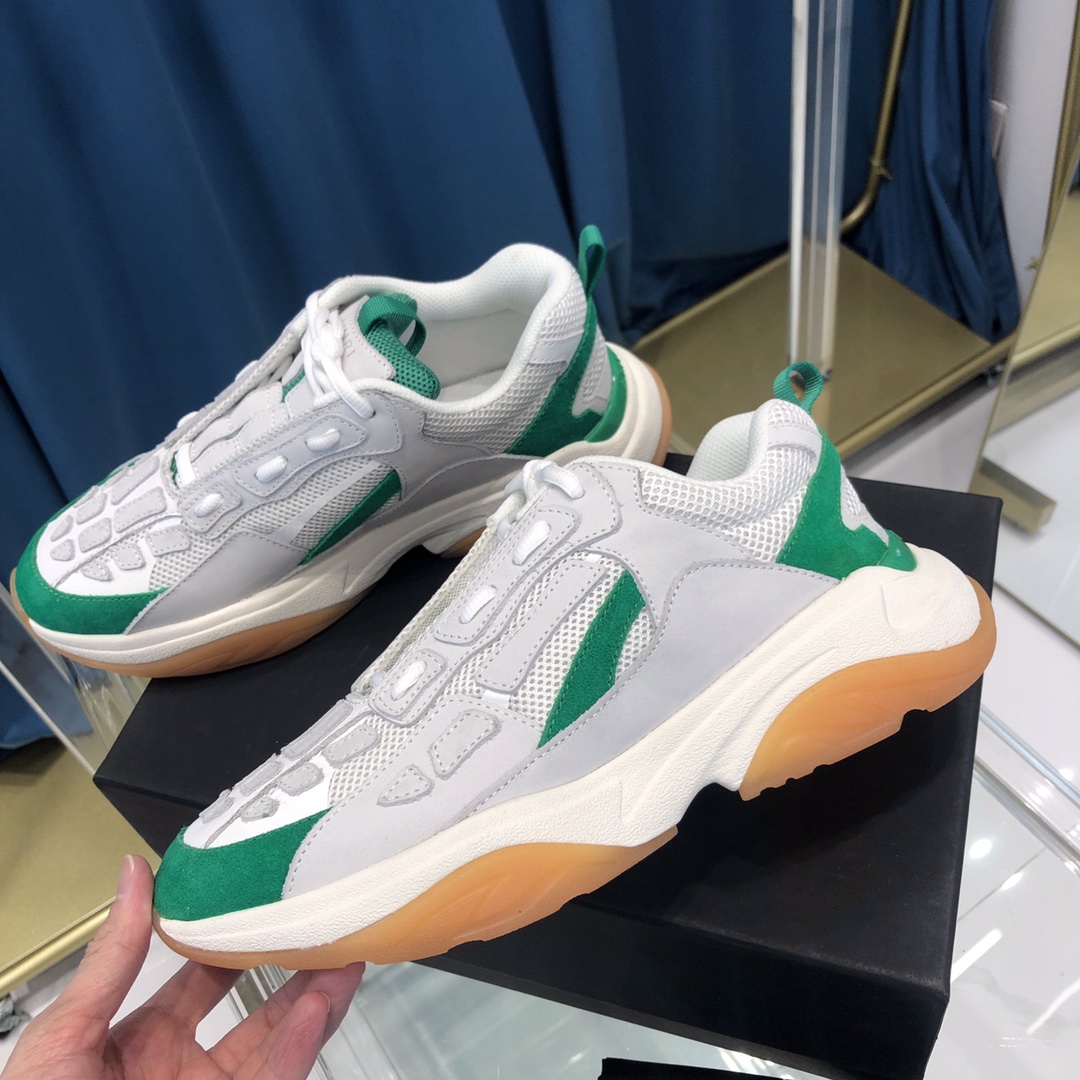 Amiri Bone Runner White & Green - PerfectKickZ