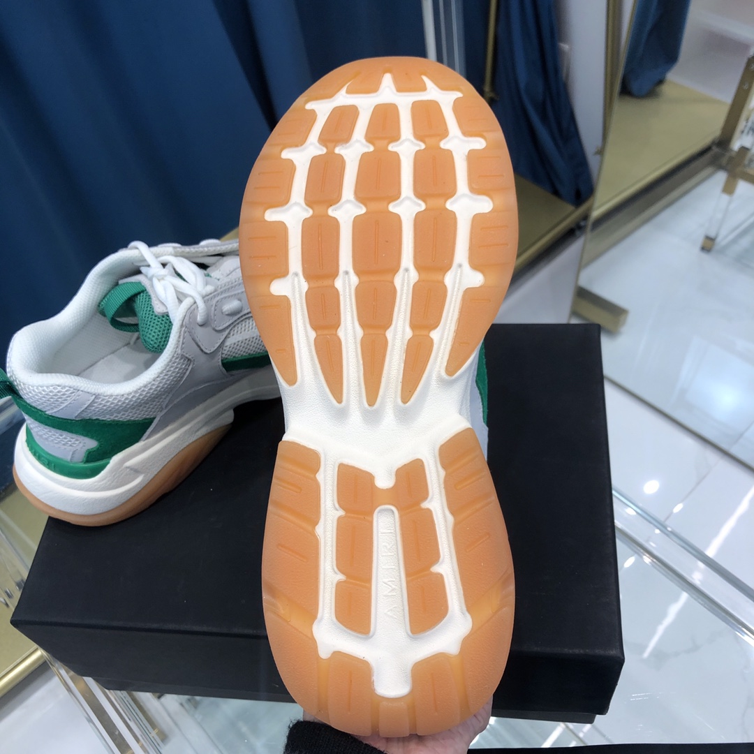 Amiri Bone Runner White & Green - PerfectKickZ