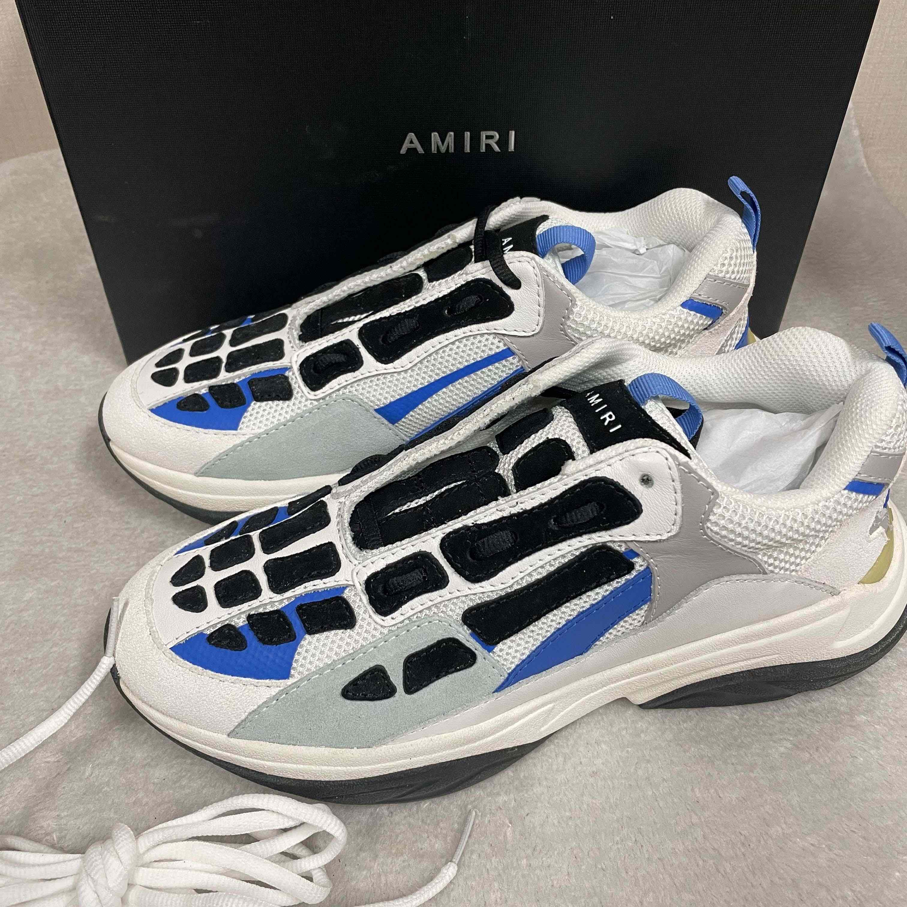 Amiri Bone Runner White & Blue - PerfectKickZ