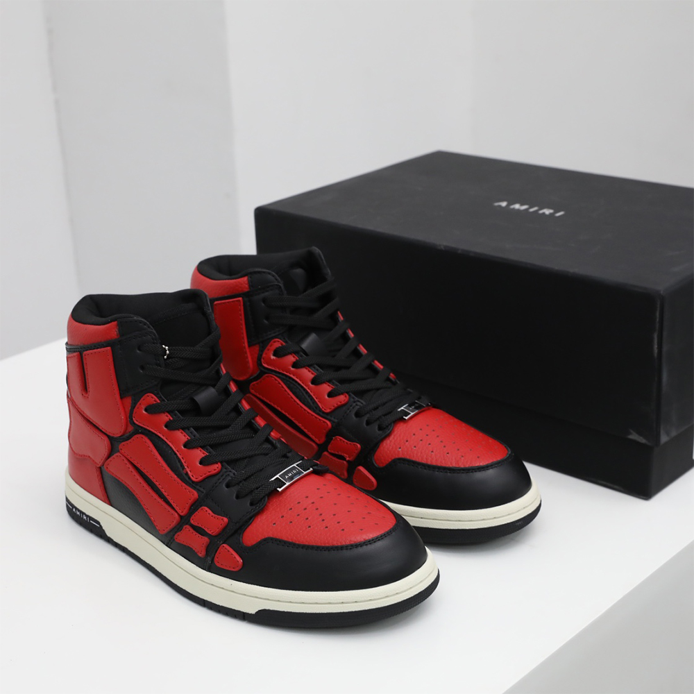 Amiri Skel-Top Hi Sneaker Red/Black - 