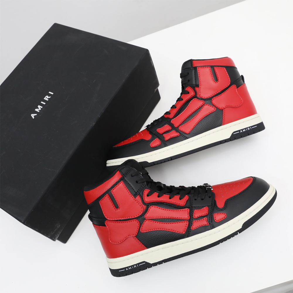 Amiri Skel-Top Hi Sneaker Red/Black - 