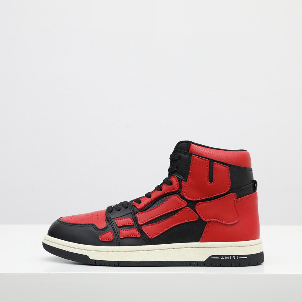 Amiri Skel-Top Hi Sneaker Red/Black - PerfectKickZ
