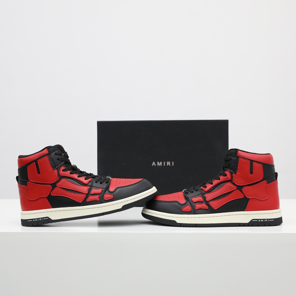 Amiri Skel-Top Hi Sneaker Red/Black - 
