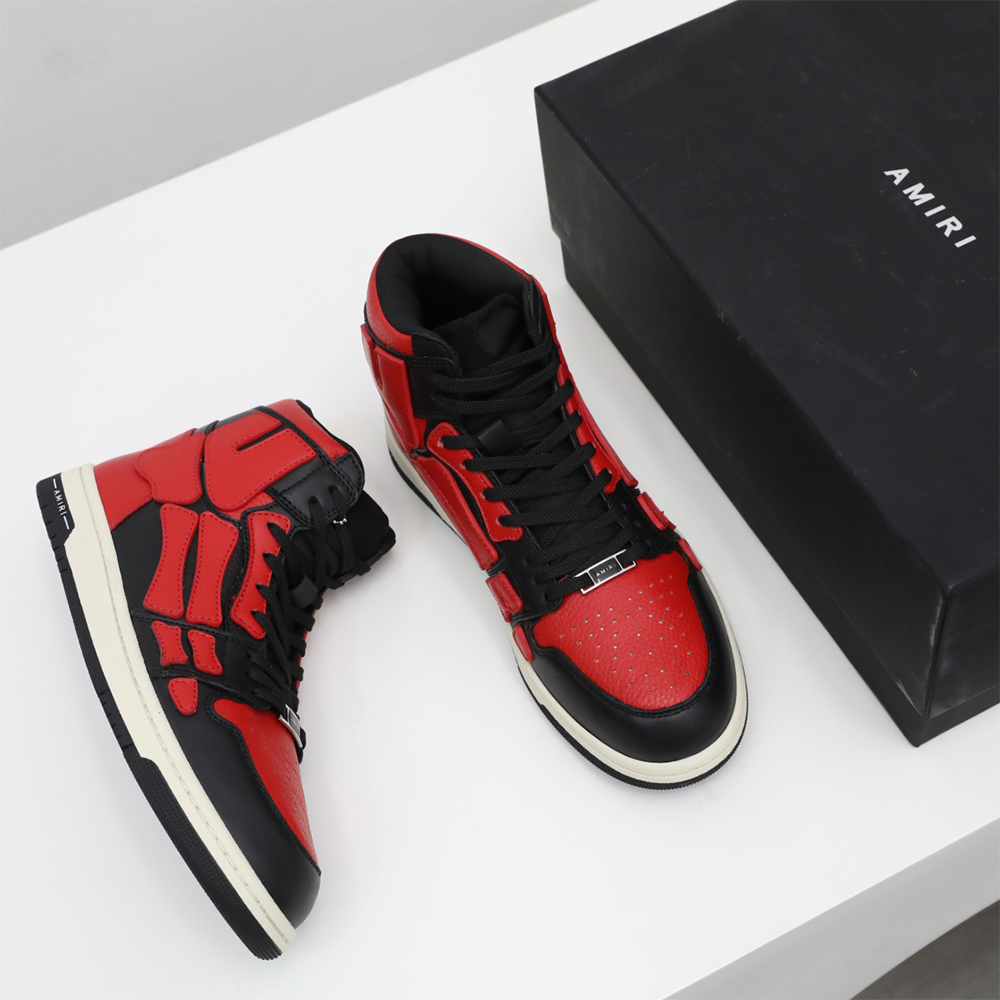 Amiri Skel-Top Hi Sneaker Red/Black - 