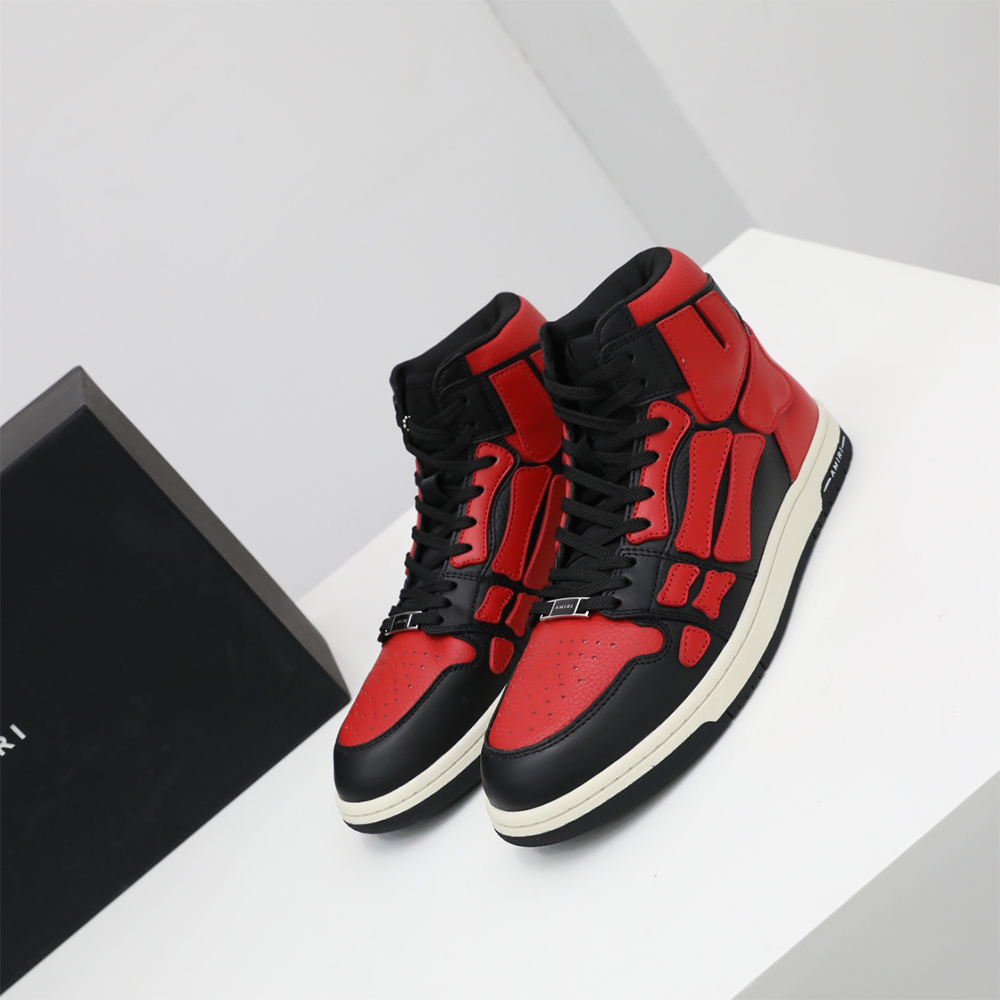 Amiri Skel-Top Hi Sneaker Red/Black - 