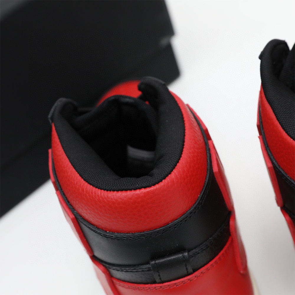 Amiri Skel-Top Hi Sneaker Red/Black - PerfectKickZ