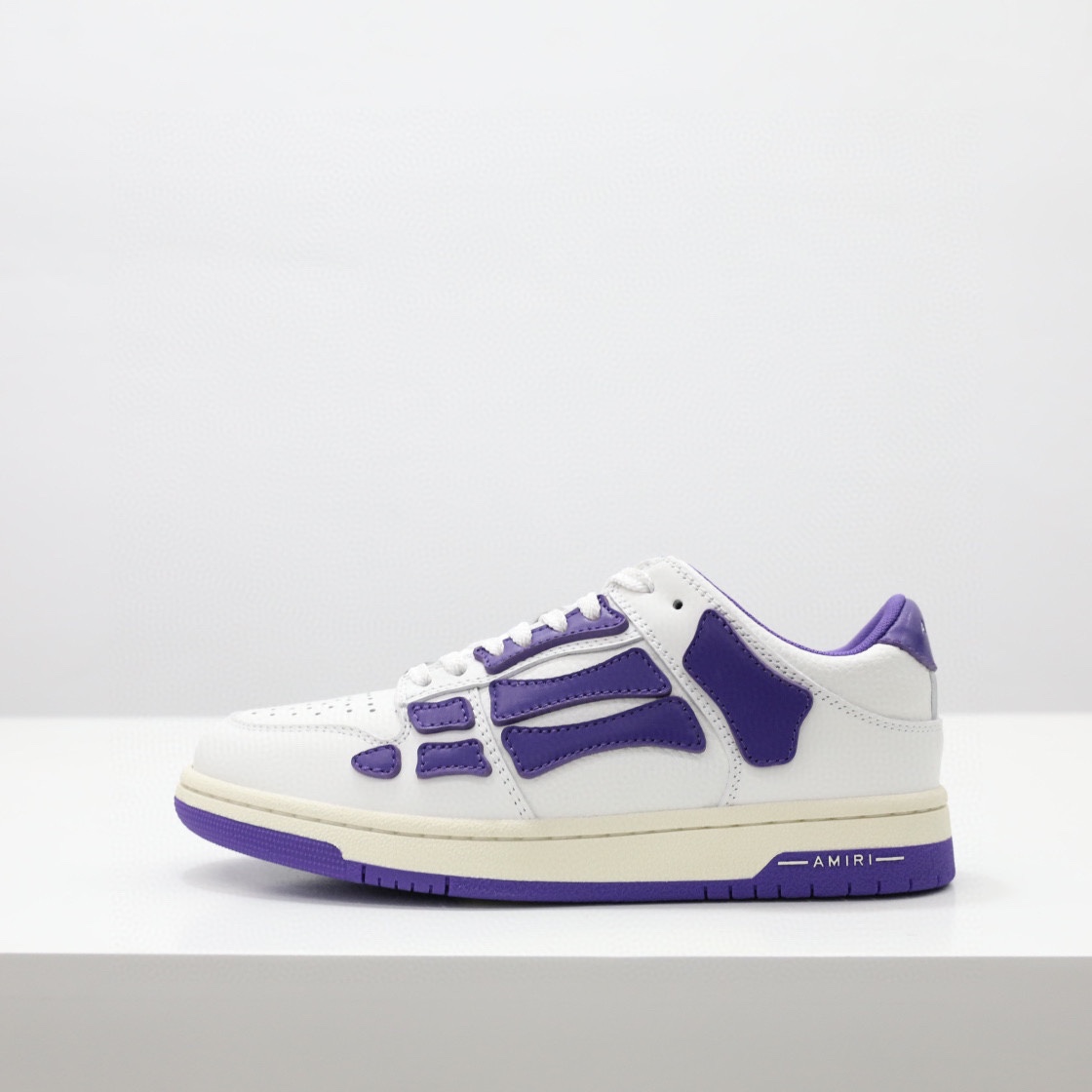 Amiri Skel-Top Low Sneaker Purple/White - PerfectKickZ