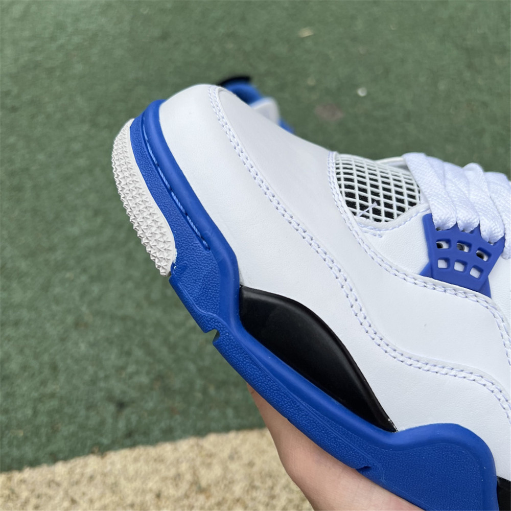 Nike Air Jordan 4 Retro White Motorsports Sneaker - PerfectKickZ
