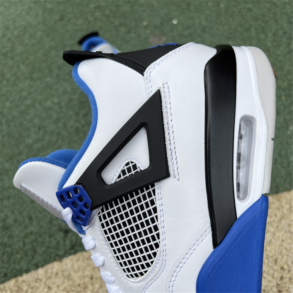 Nike Air Jordan 4 Retro White Motorsports Sneaker - PerfectKickZ