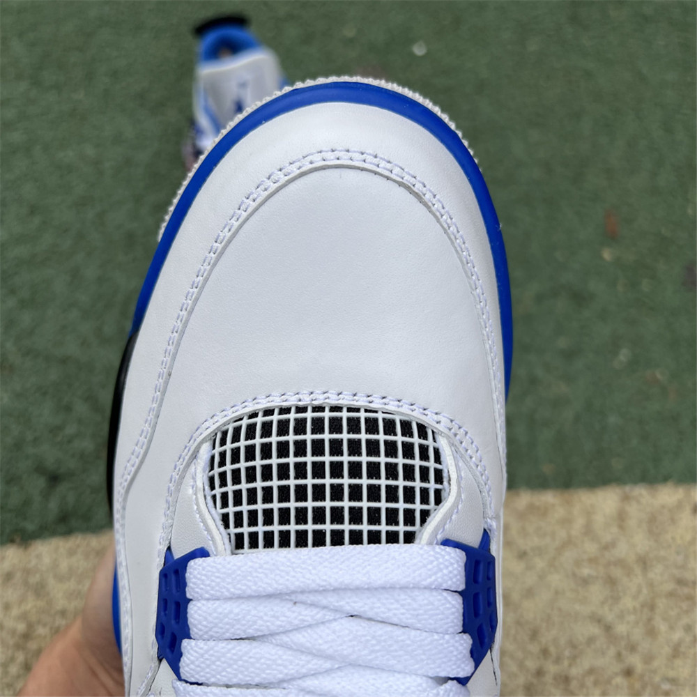 Nike Air Jordan 4 Retro White Motorsports Sneaker - PerfectKickZ