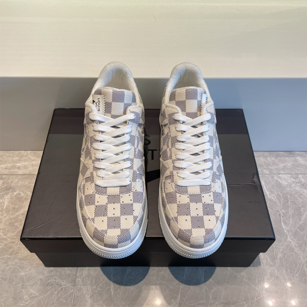 Louis Vuitton X Nike Air Force 1 Damier Sneaker - 