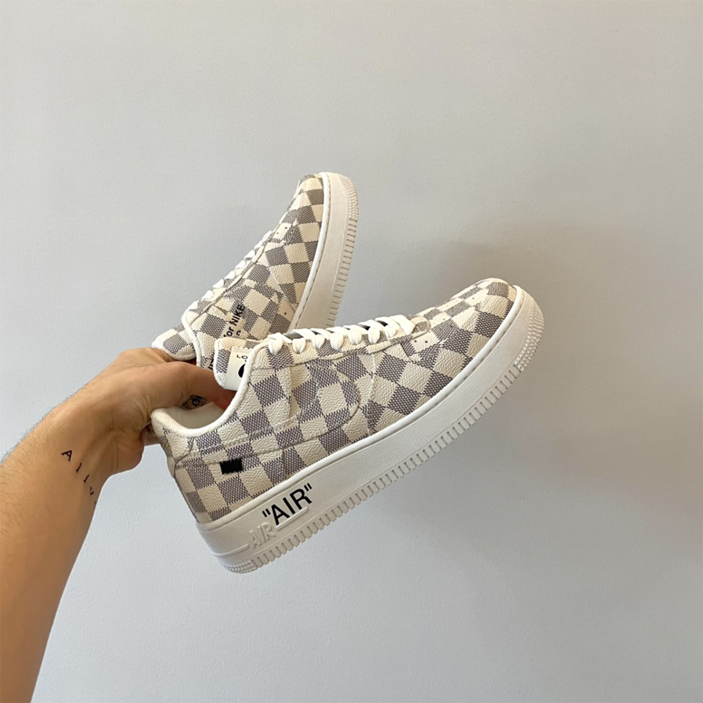 Louis Vuitton X Nike Air Force 1 Damier Sneaker - 