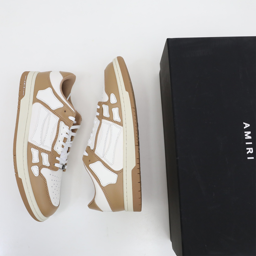 Amiri Skel-Top Low Sneaker Brown/White - 