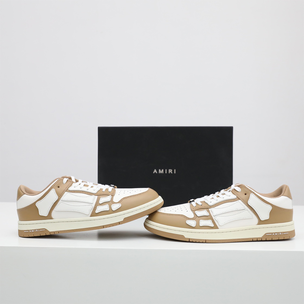 Amiri Skel-Top Low Sneaker Brown/White - 