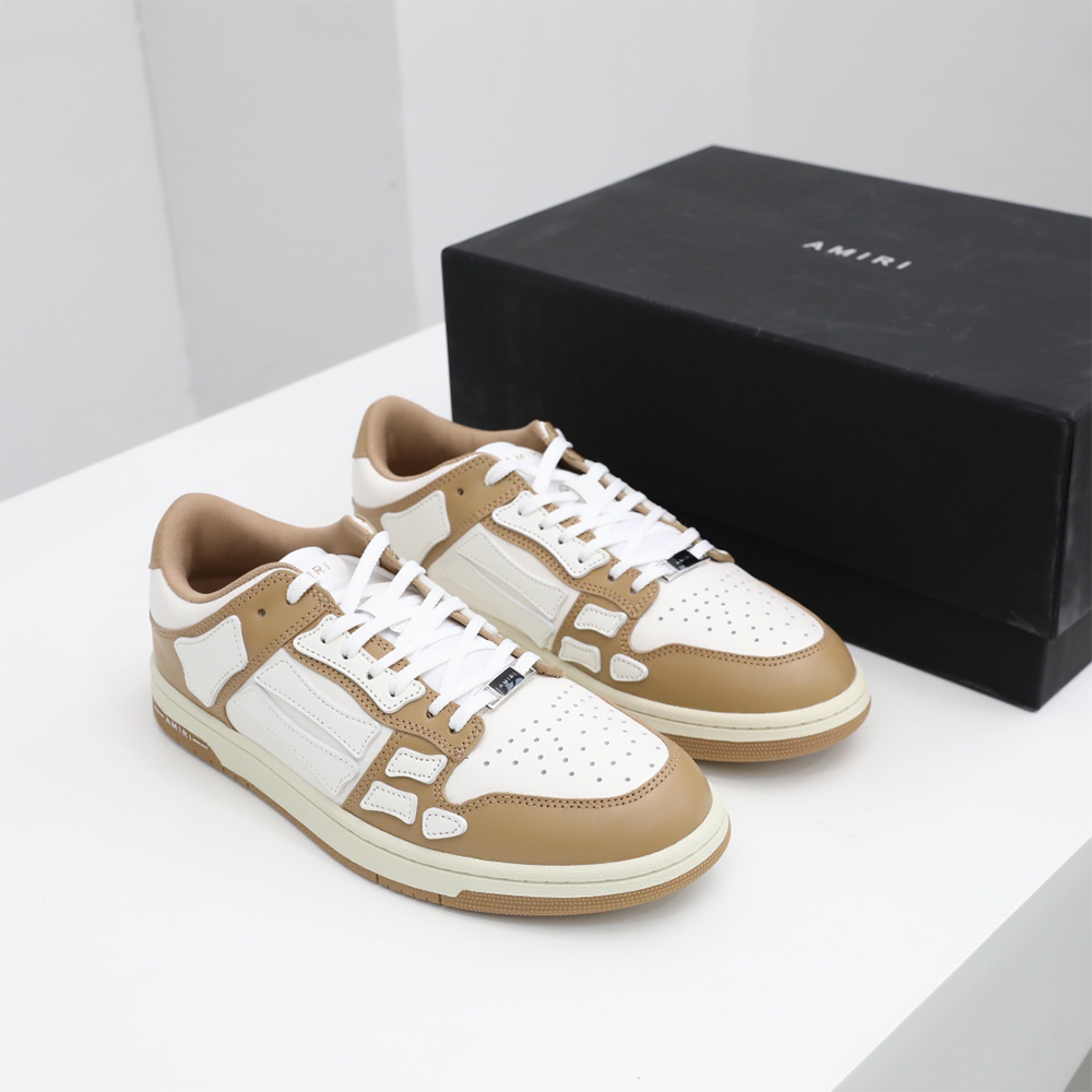 Amiri Skel-Top Low Sneaker Brown/White - 