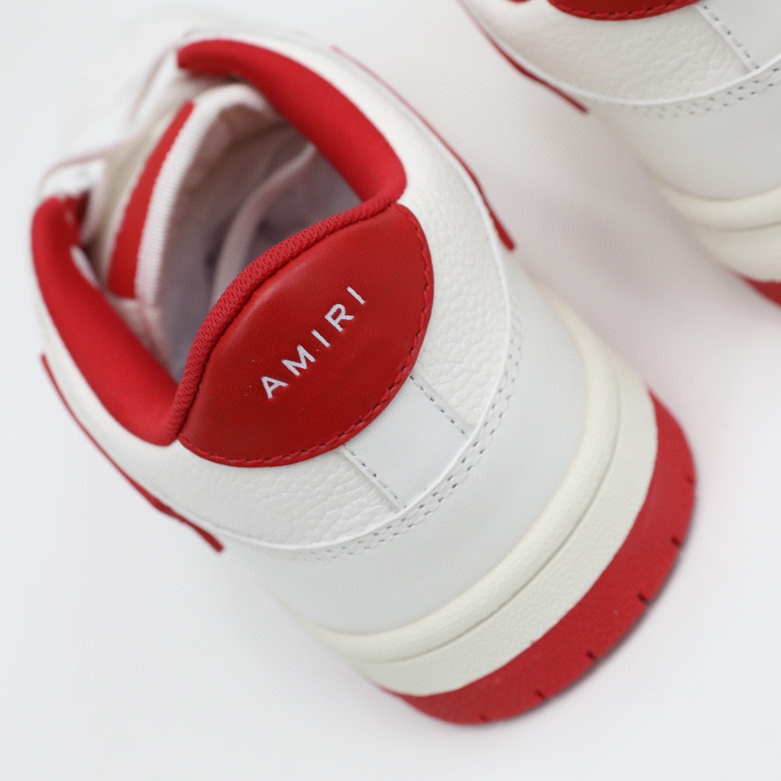 Amiri Skel-Top Low Sneaker Red/White - PerfectKickZ