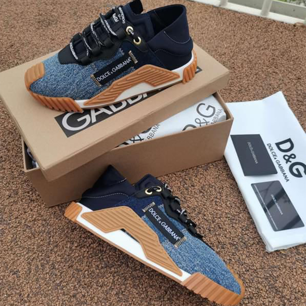 Dolce & Gabbana Mixed-Material NS1 Sneakers - PerfectKickZ