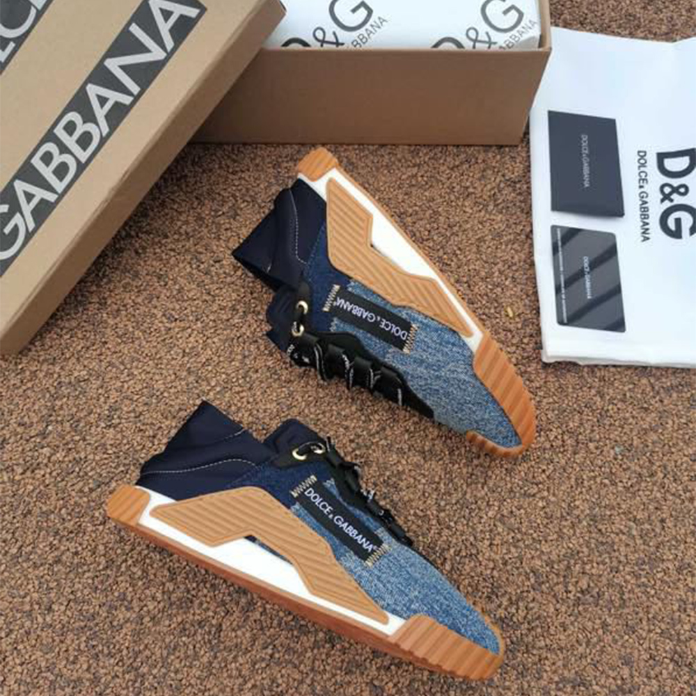 Dolce & Gabbana Mixed-Material NS1 Sneakers - PerfectKickZ