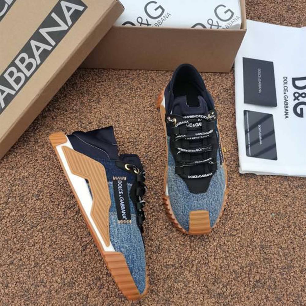 Dolce & Gabbana Mixed-Material NS1 Sneakers - PerfectKickZ