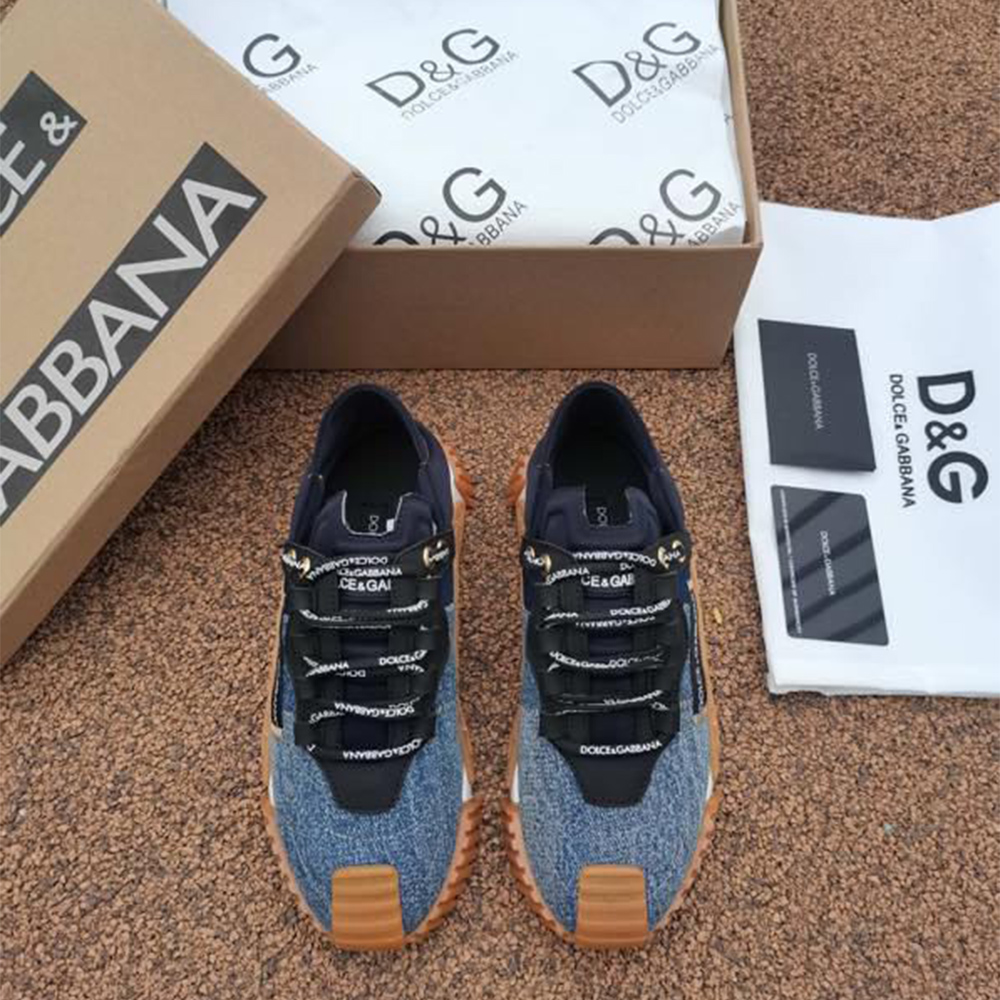 Dolce & Gabbana Mixed-Material NS1 Sneakers - PerfectKickZ