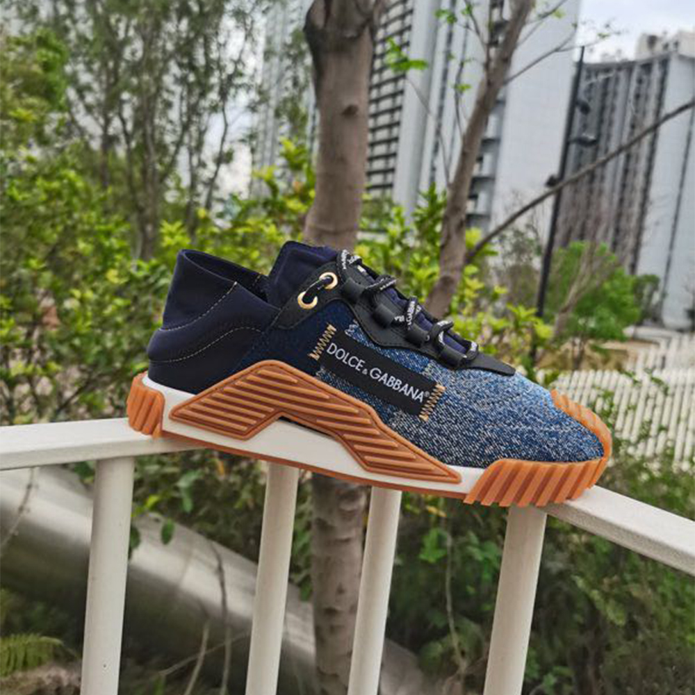 Dolce & Gabbana Mixed-Material NS1 Sneakers - PerfectKickZ