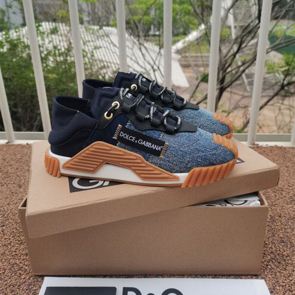 Dolce & Gabbana Mixed-Material NS1 Sneakers - PerfectKickZ