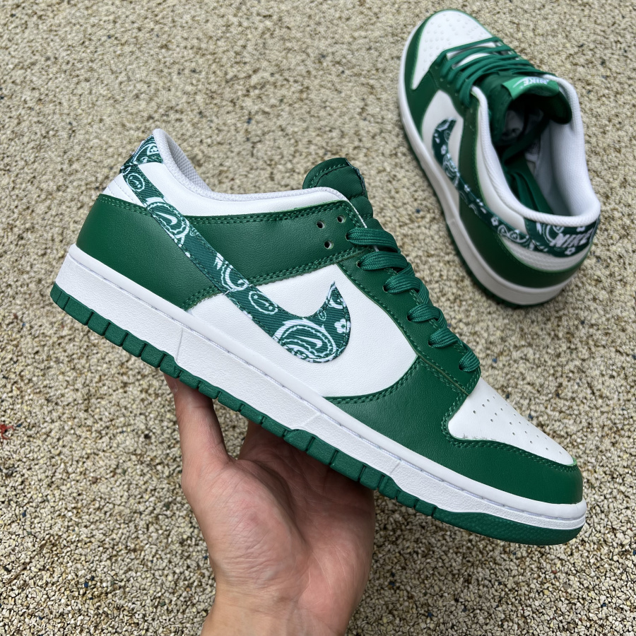 Nike Dunk Low ESS "Green Paisley" Sneaker - PerfectKickZ