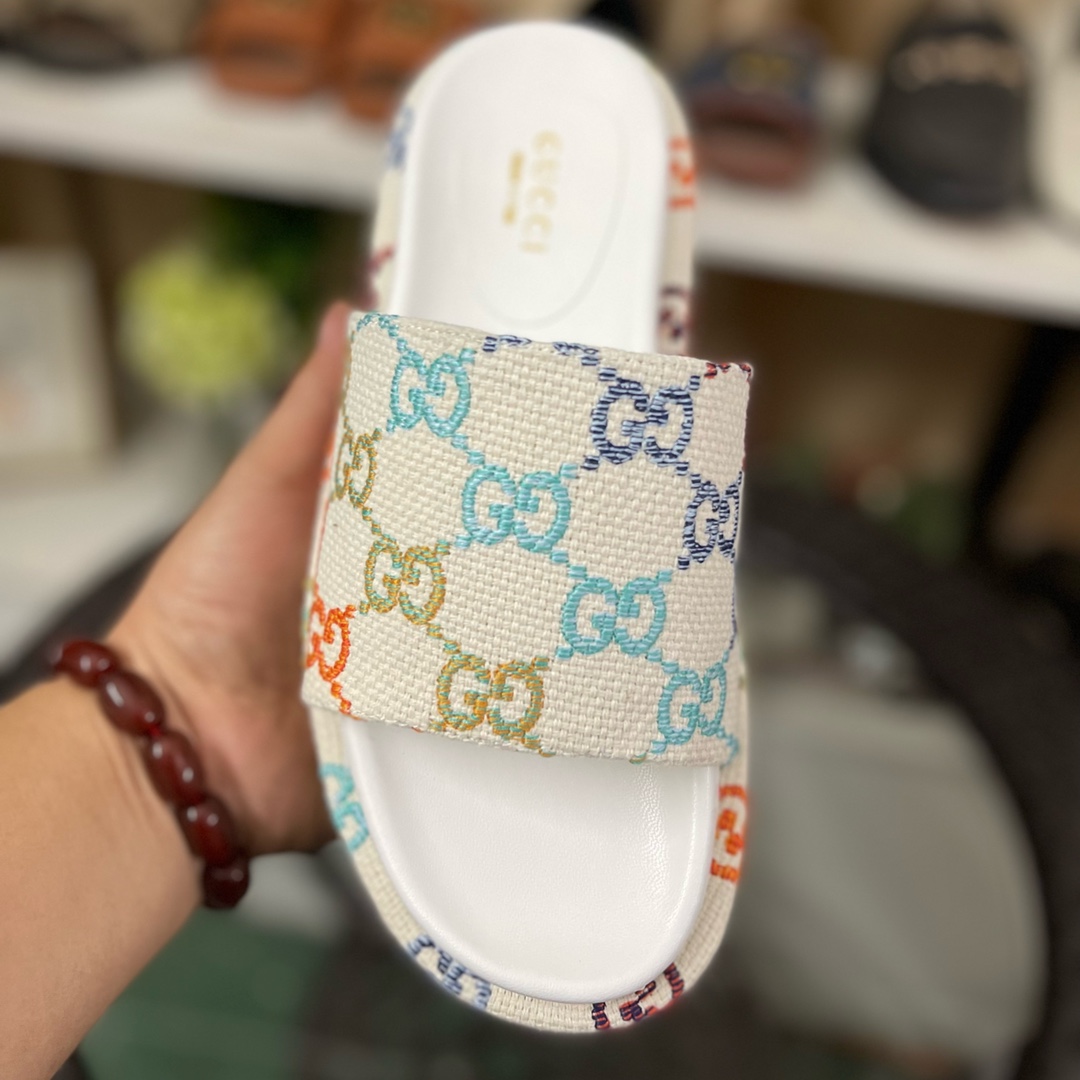 Gucci Women's Platform Slide Sandal - PerfectKickZ