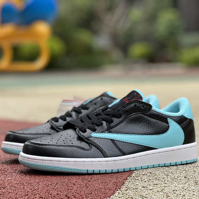 Jordan Travis Scott X Nike Air Jordan 1 Low Top Sneaker - 