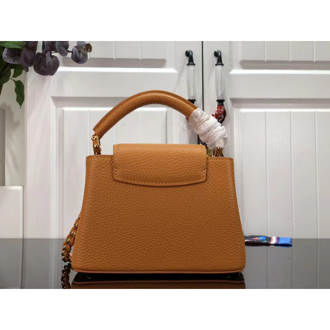 Louis Vuitton Capucines  Mini Handbag In Brown(21 x 14 x 8 cm) - 