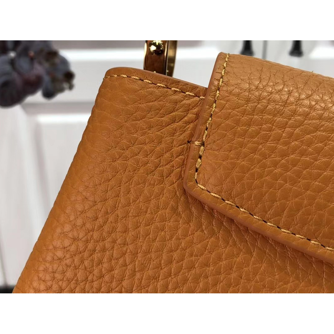 Louis Vuitton Capucines  Mini Handbag In Brown(21 x 14 x 8 cm) - 